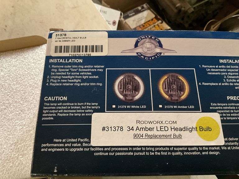 (2) New/Unused 7” Sears Bean Headlights