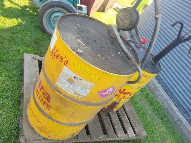 Schaeffer Fuel Stabilizer- 2 barrels with pumps (partial full)