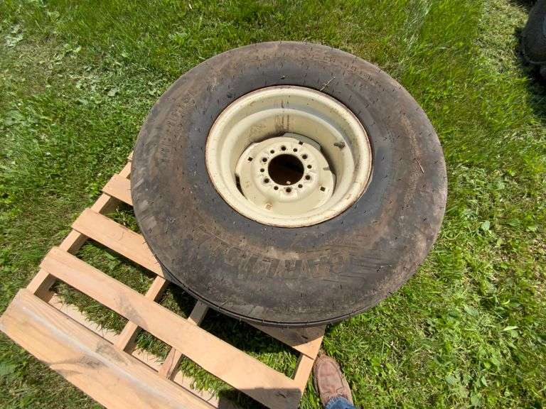 (2) Carlisle 14L-16.1 Tire and 6 bolt rim (same tire size but different tir