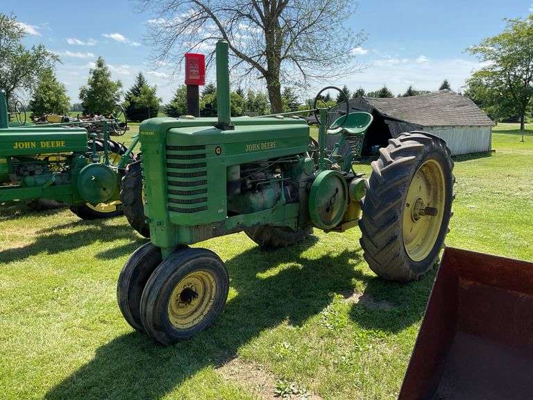 John Deere G Tractor, GM, War Time Tractor, NF, Gas, 15.5x38” Tires, PTO, S