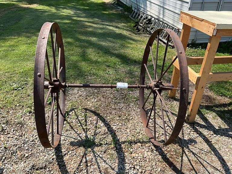 Steel Wheels with axle