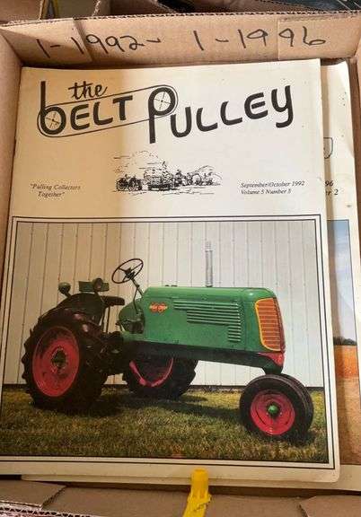 (1) 1992, (1) 1996, (2) 1997, (4) 1998 The Blet Pulley Magazine