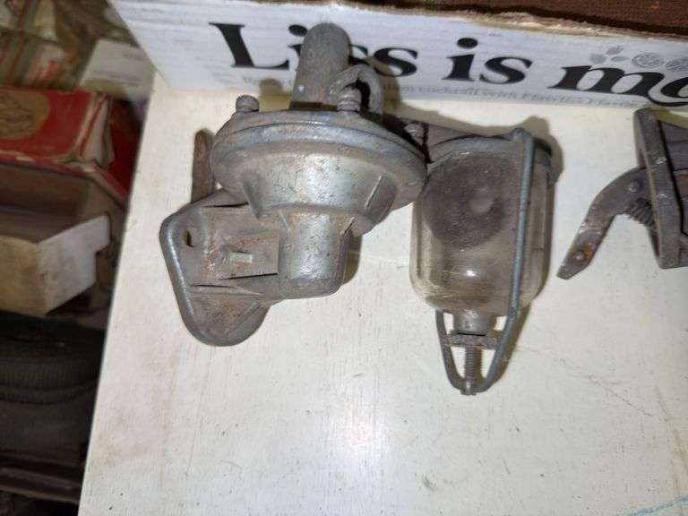 Fuel Pumps with Sediment Bulbs, Filters