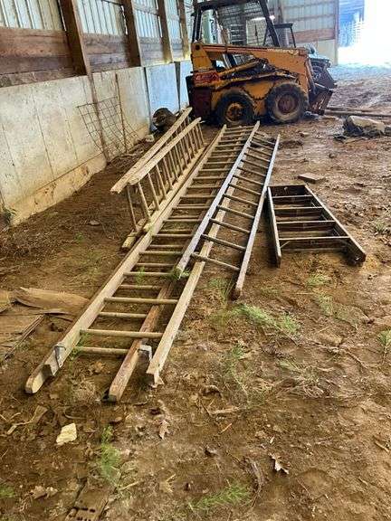 4 Wood Ladders