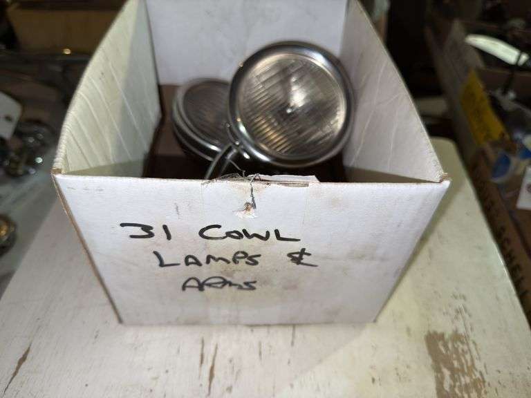 Ford Model T/A Lamps with Brackets
