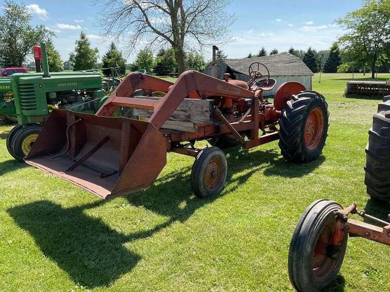 1954 Allis Chalmers 45 Tractor, WF w/AC Loader, 3pt w/1 Hyd., SN#153030