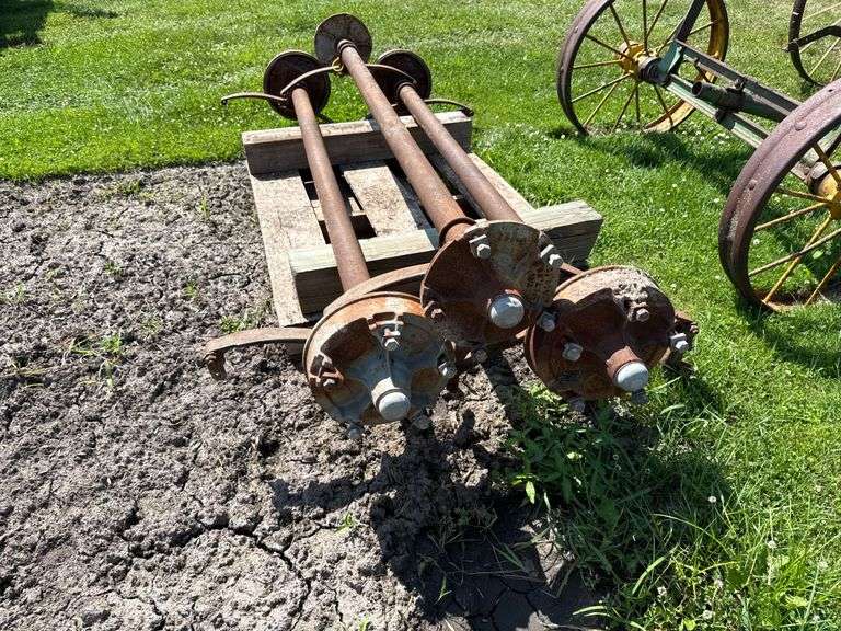(3) trailer house axles