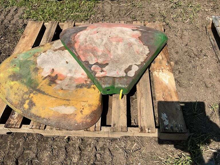 (2) JD clam shells fits A,B,G models, 50,60,70 & other models