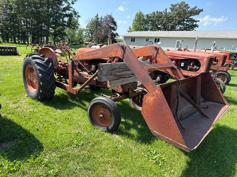 1954 Allis Chalmers 45 Tractor, WF w/AC Loader, 3pt w/1 Hyd., SN#153030