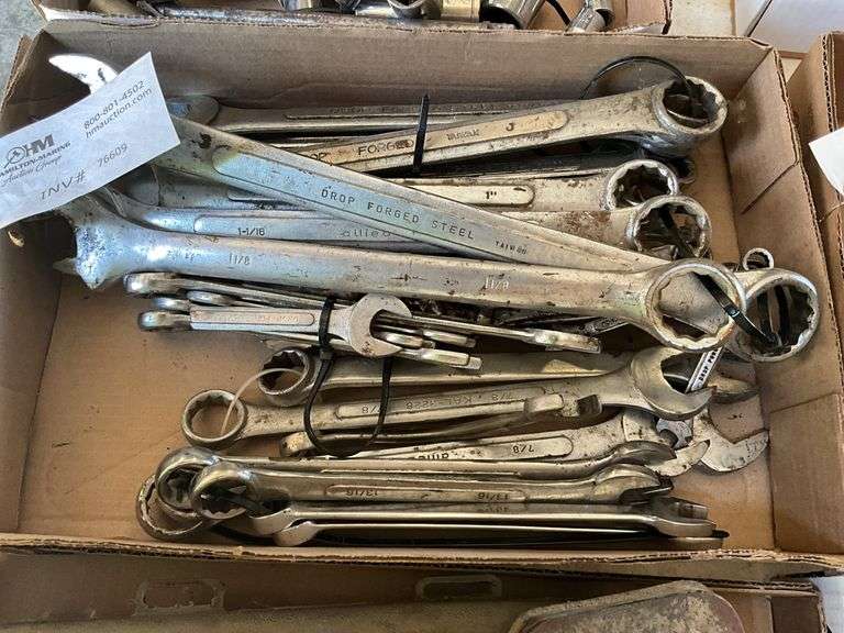 Open End/Box End Wrench Sets, Metric and Standard