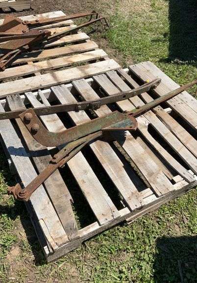 (2) side hill hitches off JD tractor
