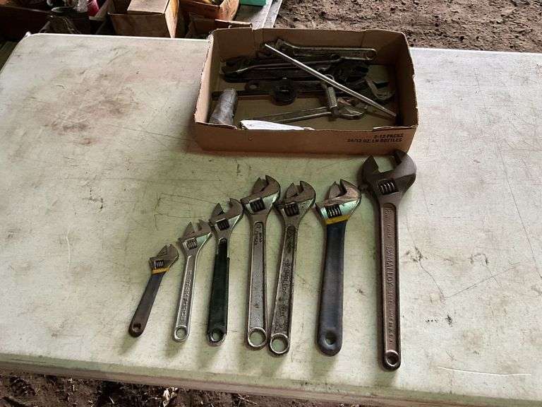 Assorted Crescent Wrenches, Nut Busters, Magnet, Ignition Wrenches
