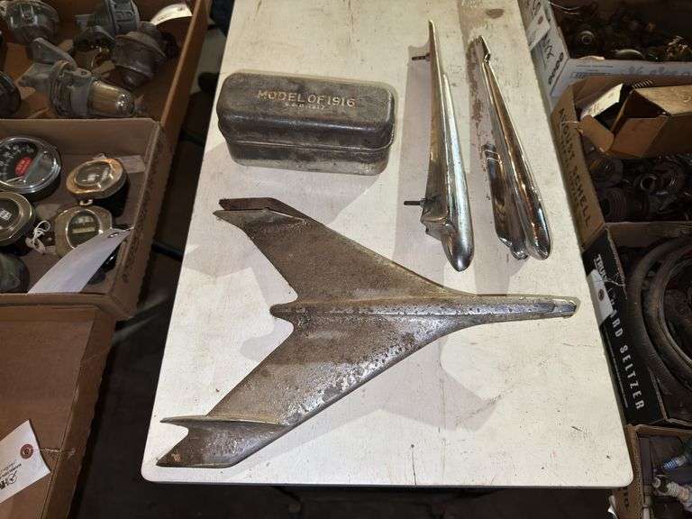 Hood Ornaments for Vintage Automobiles, Mility Ration Can