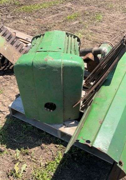 JD hood, fits 50 John Deere, nose cone, exhaust & intake