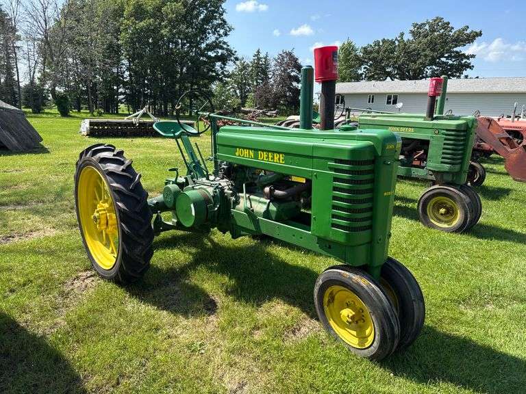 John Deere A Tractor, Hand Crank, NF, Gas, Factory Flat Spoke Rims, PTO, SN