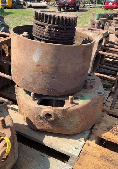 John Deere unstyled A block, styled head, pulley