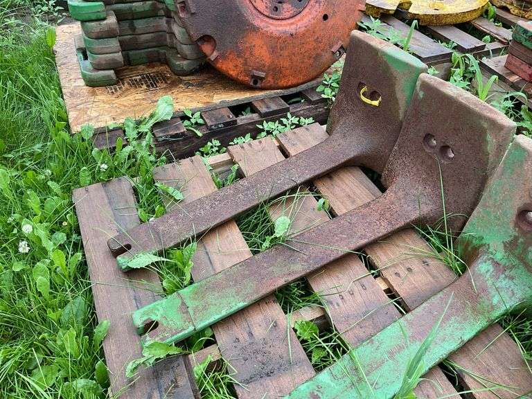pair of JD front stack weight brackets