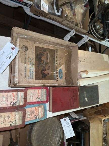 Ford Model T/A Books, Repair Manual, Certificate Holders