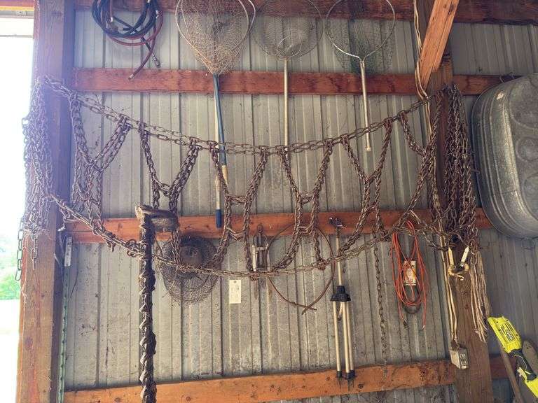 Tractor Tire Chains - Possibly for 16.9x28 Tires (Chains only, no other ite