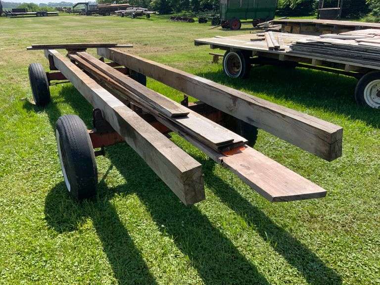 Running gear w/ 18ft 4x8 boards