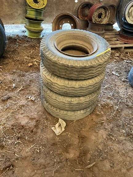 Trailer house tires and rims 7-14.5 tires