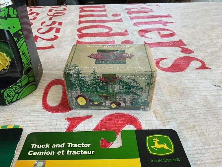 Flat of JD Cars and tractors