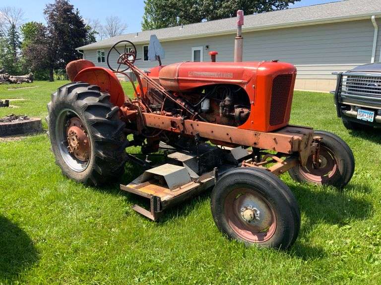 1957 Allis Chalmers WD 45 Tractor, WF, Gas, 14.9x38” Tires, 2pt., PTO, w/Wo