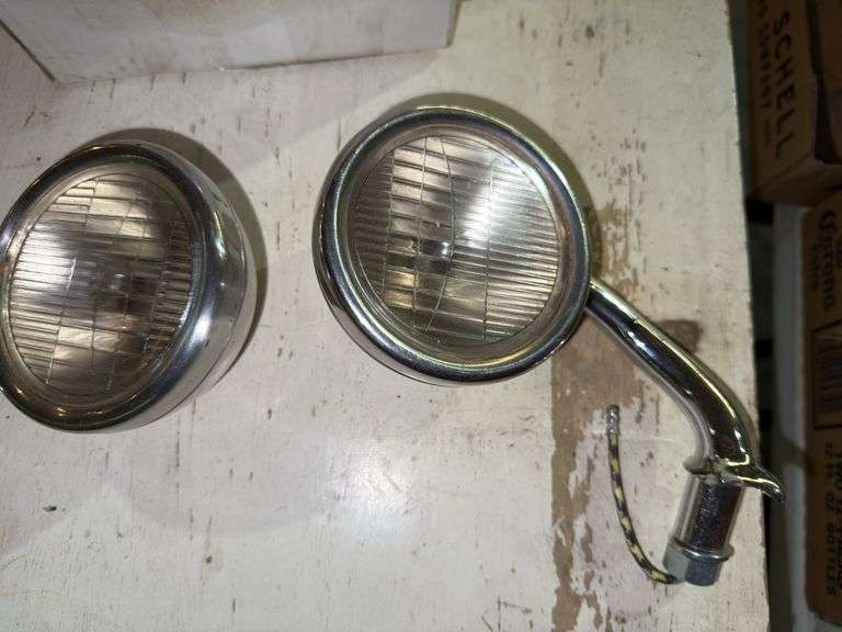 Ford Model T/A Lamps with Brackets