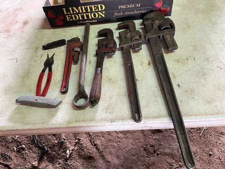Assorted Pipe Wrenches