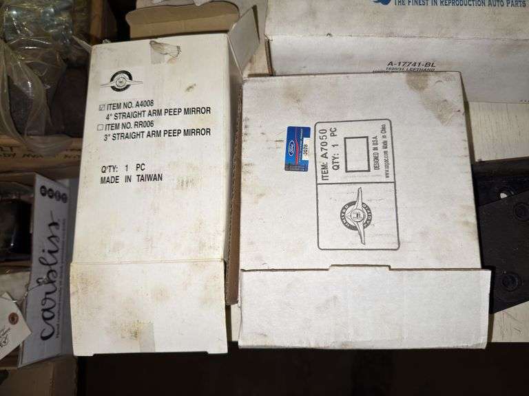 Ford Gasket Kits, New Ford V8 Hub Cap, New Replacement Mirrors