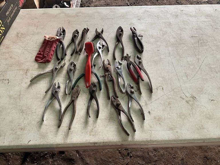 Flat of Assorted Pliers