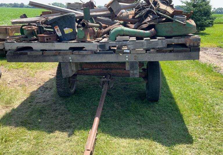 18ft x 8ft Hay rack on running gear