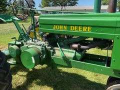 John Deere A Tractor, Hand Crank, NF, Gas, Factory Flat Spoke Rims, PTO, SN
