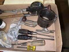 Engine Valve Tools, filter wrench, screw drivers, other tools