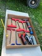 Flat of hex key wrenches