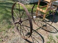 Steel Wheels with axle