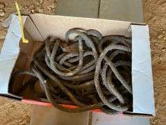 Large 3 groove pulley and rope