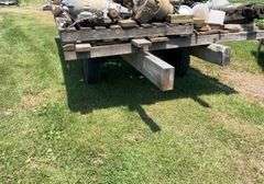 18ft x 8ft Hay rack on running gear
