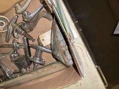Antique Automobile Parts - Radiator Motometer, Door Hardware, Mirror and mo