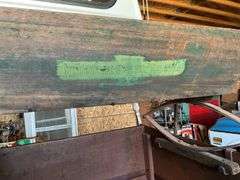 Smith MFG Co. Horse-drawn Wooden Wheel Box Wagon