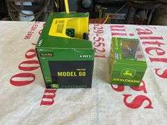 Ertl 1/16 JD Model 60 Tractor and 1/43 1941 Chevy Pickup