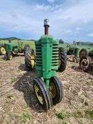 1940 John Deere A Tractor, NF, 4sp Electric Start, Long Hood, Free; runs/ne