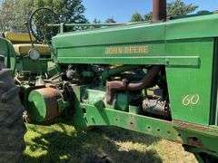 John Deere 60 Tractor, WF, Gas, Fenders, 13.6x38” Tires, 3pt., PTO, 1 Hyd.,