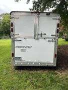 2008 MerHow Aluminum 4 Horse Back and Side Loading Trailer, 18’x83”, Fold D