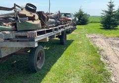 18ft x 8ft Hay rack on running gear