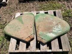 (2) JD clam shell fenders fits A,B,G and 50,60,70 & other models