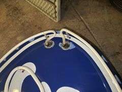 70” x 36” Porcelain Ford Neon Dealership Sign, Complete, Non-Working as it 