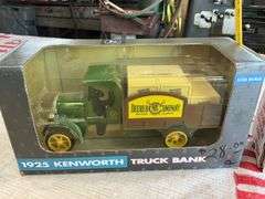JD and 2 Lennox toy truck banks