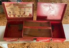 2 Milwaukee Tin Toolboxes