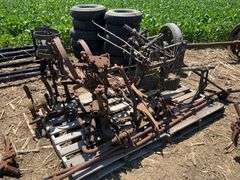 JD H cultivator mounted 2 row cultivator